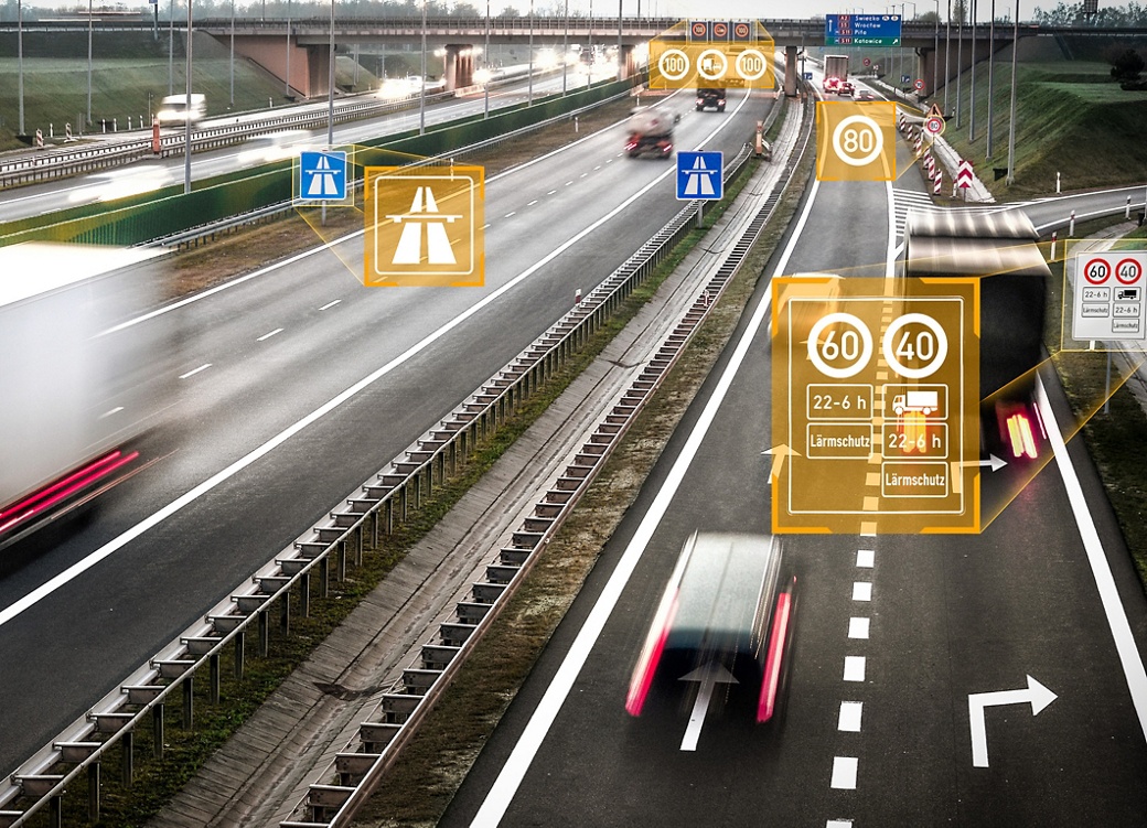 Der ISA-Dienst von Continental unterstützt die korrekte Anzeige der zulässigen Höchstgeschwindigkeit für den Fahrer zu jeder Zeit.