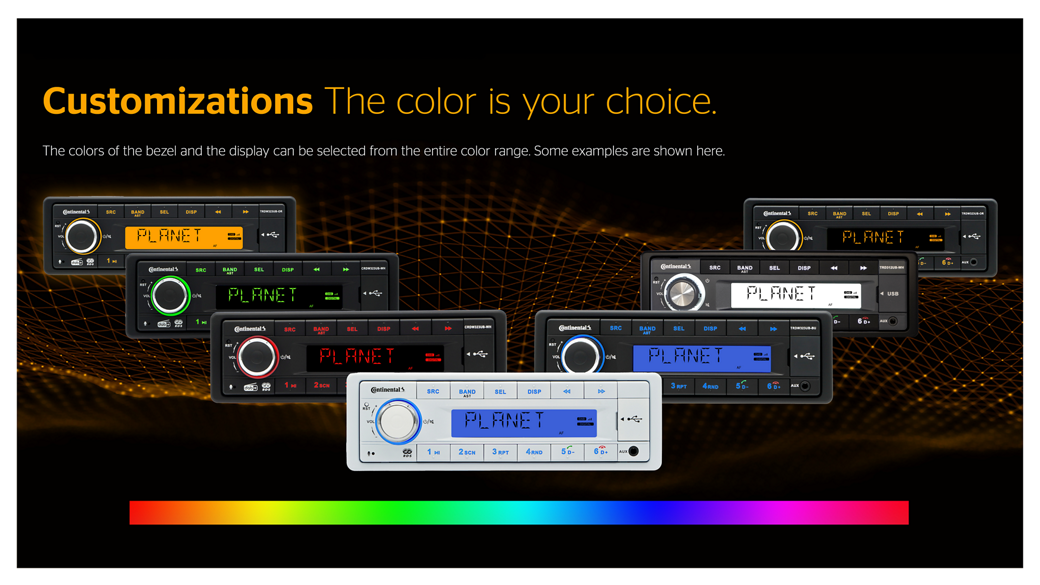 Colour customization Radio