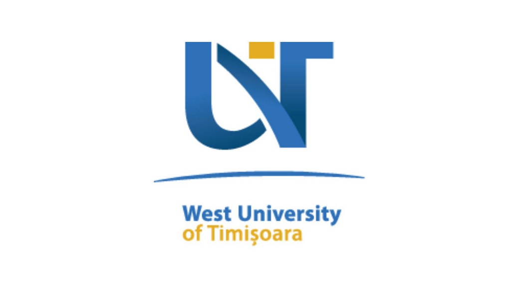 The picture shows the logo of West University Timișoara