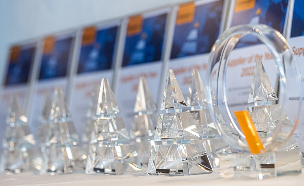 Continental Automotive Suppliers Awards All Wining Trophies  