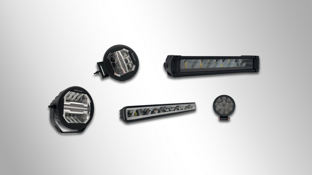 Product images of various kinds of NightViu® driving lights