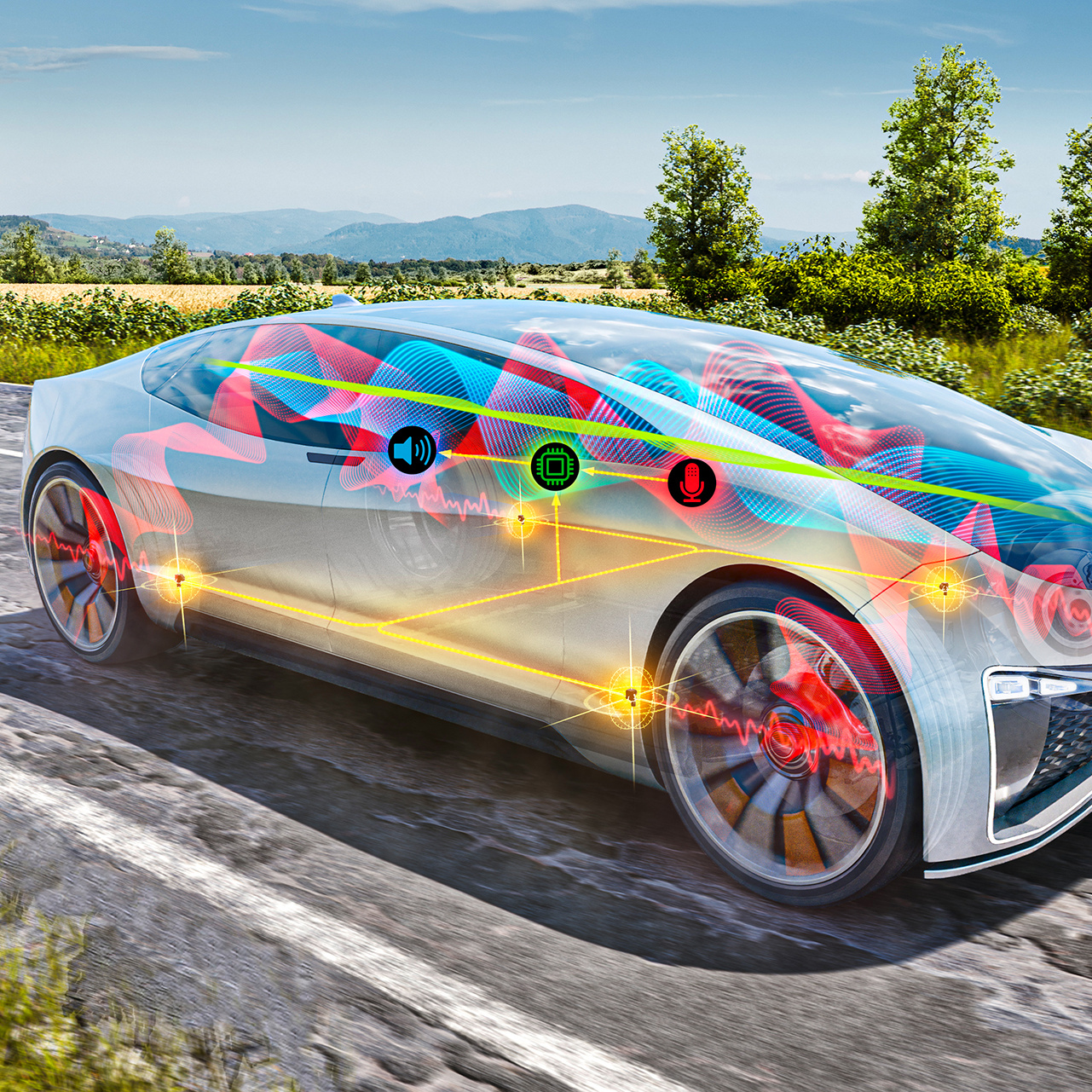 Continental Automotive Road Noise Cancellation