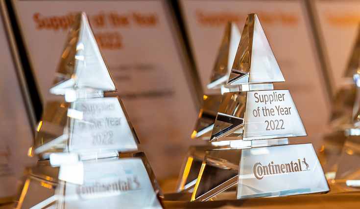 Continental Automotive Suppliers Awards Trophy